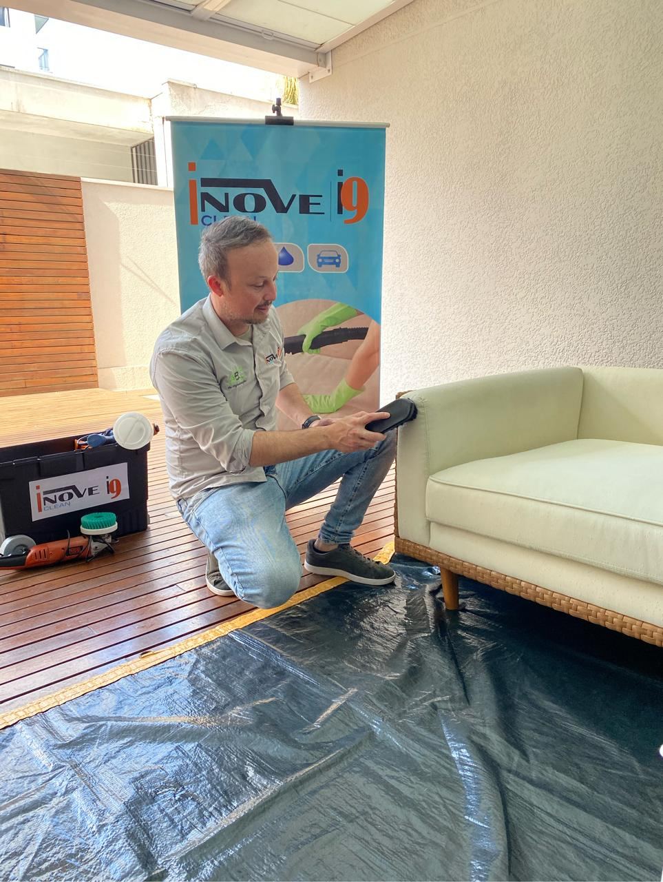 Impermeabilização profissional de estofados Inove Clean